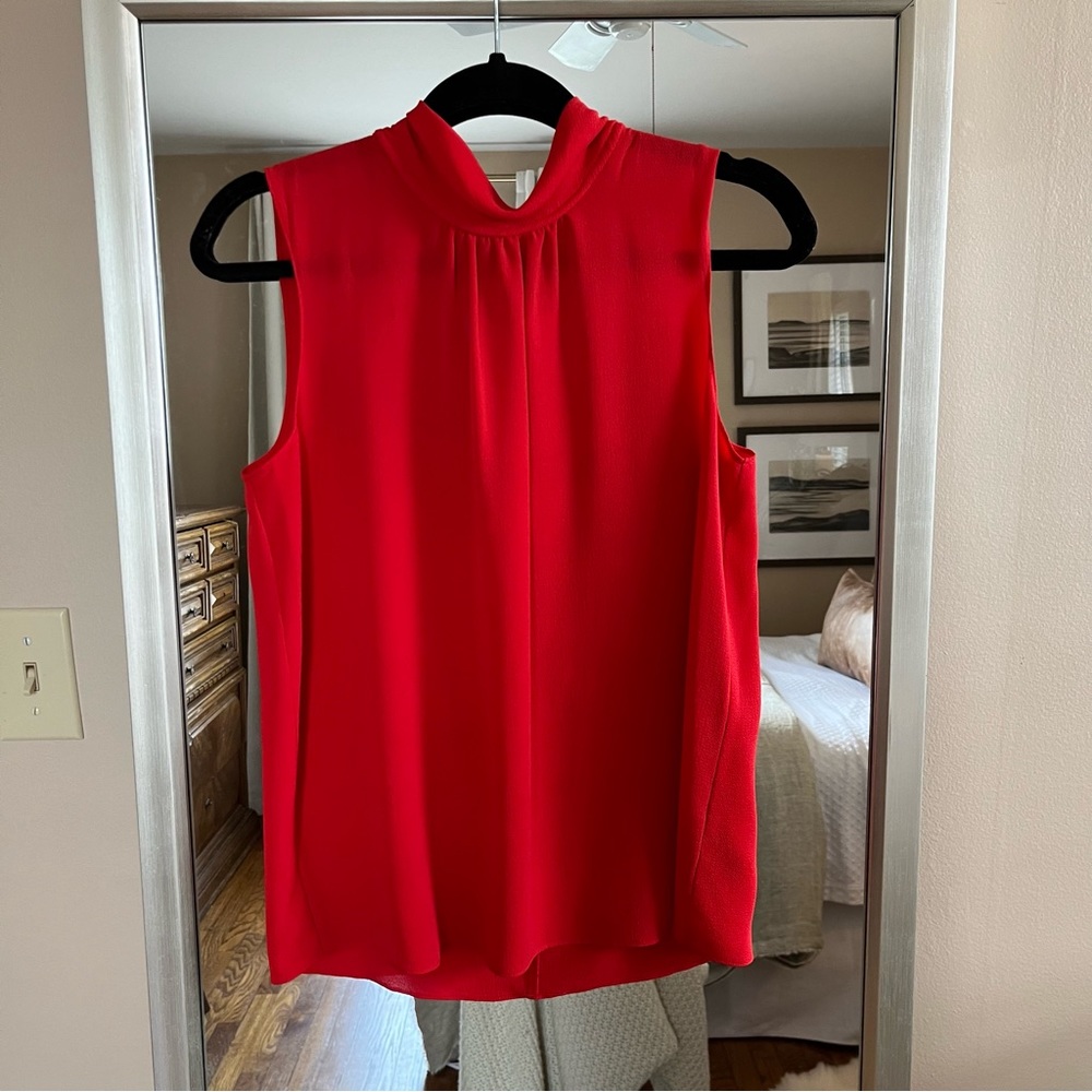 Red Vince Camuto Blouse